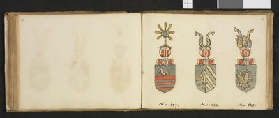 插图来自国家图书馆的私人档案，标题为Iver Nielssøn Hirtzholm的Insignia quædam virorum illustrium in Norvegia quodam habitantium。 作者 艾弗·赫茨霍尔姆