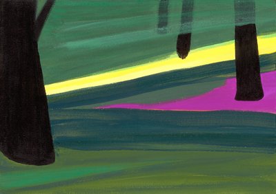 肯辛顿花园系列：公园里的灯光 作者 伊莎贝拉·戈德卢斯卡·德·阿兰达