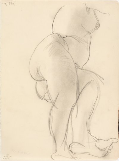 女模特，坐姿 作者 J.A. Jerichau