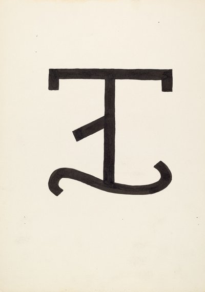 牛牌，约1936年。 作者 J·亨利·马利