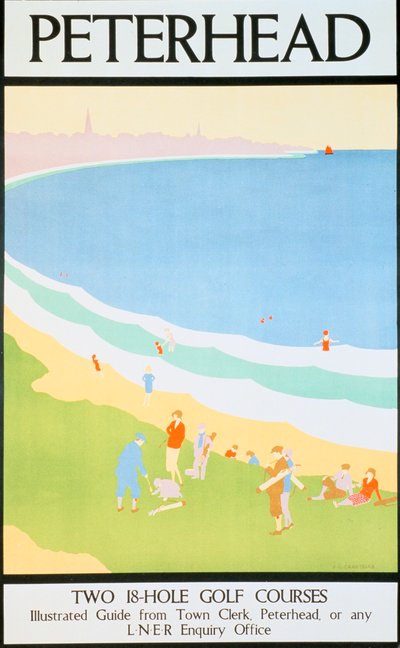 彼得黑德"，伦敦和东北铁路LNER海报，约1930年 作者 JL Carstairs