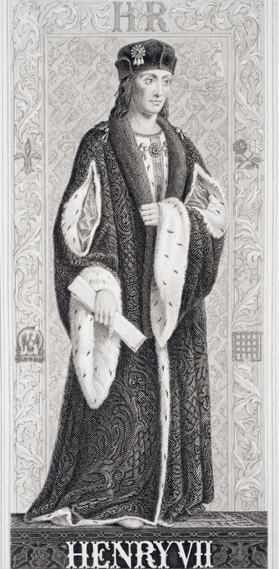 亨利七世（1457-1509）来自“英国和苏格兰历史插图”第一卷 作者 威廉姆斯（JL Williams）