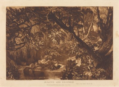 Aesacus和Hesperie，1816年出版。 作者 约瑟夫·马洛德·威廉·特纳