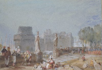 南特城堡，约1830年 作者 约瑟夫·马洛德·威廉·特纳
