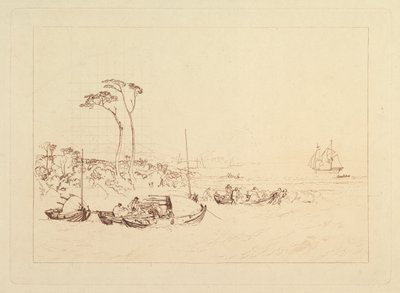 因弗拉里城堡和城镇，苏格兰Liber Studiorum，第十三部分，1816年。 作者 约瑟夫·马洛德·威廉·特纳