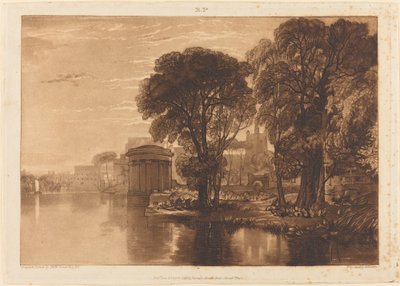 Isleworth，1819年出版。 作者 约瑟夫·马洛德·威廉·特纳