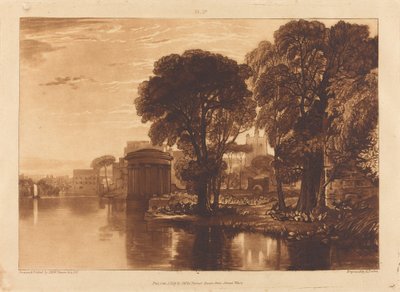 Isleworth，1819年出版。 作者 约瑟夫·马洛德·威廉·特纳