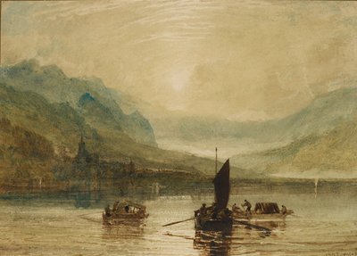 布里恩茨湖，月光，1802-1808年 作者 约瑟夫·马洛德·威廉·特纳