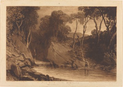 靠近布莱尔-阿瑟尔，1811年出版。 作者 约瑟夫·马洛德·威廉·特纳