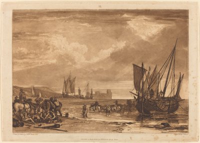 法国海岸的风景》，1807年出版。 作者 约瑟夫·马洛德·威廉·特纳