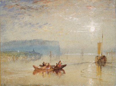 卢瓦尔河上的场景，靠近Coteaux de Mauves，约1830年 作者 约瑟夫·马洛德·威廉·特纳