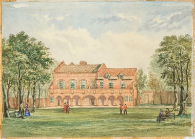 Old Forth House，Newcastle（bodycolour，pencil und wc on board） 作者 JR杜瓦瓶