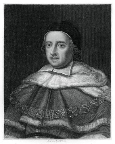 英格兰首席大法官马修·黑尔爵士（Sir Matthew Hale），1834年。 作者 库克（JW Cook）