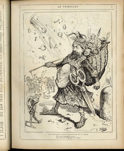 Le Triboulet 中 J. Blass（1847-1892）的插图 作者 J. (1847 1892) 苍白