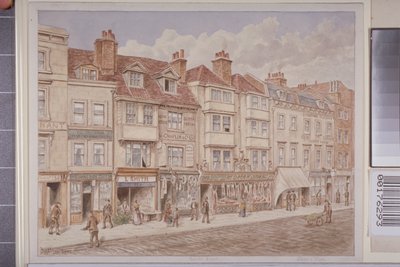 1888年在自治市镇大街西侧的140-156号的视图 作者 J·阿普尔顿