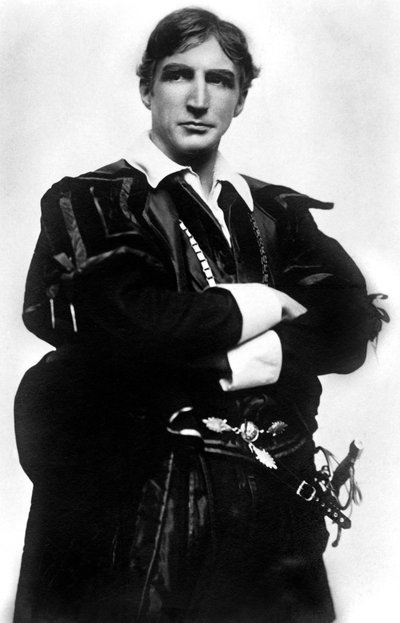 Jerrold Robertshaw 1866-1941，英国演员，20世纪初。 作者 J.Beagles and Co.