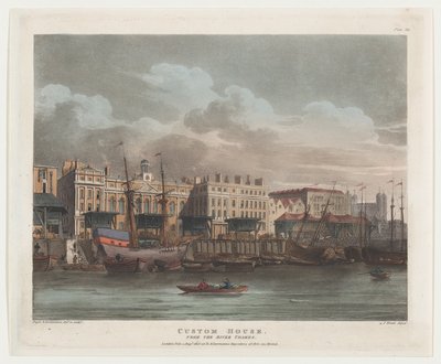 Custom House, August 1, 1808., August 1, 1808. 作者 J. 布拉克