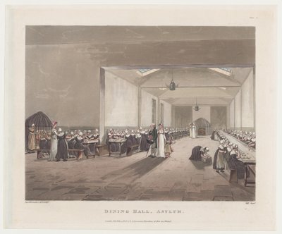 Dining Hall, Asylum, February 1, 1808. , February 1, 1808. 作者 J. 布拉克