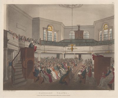 Magdalen Chapel, February 1, 1809., February 1, 1809. 作者 J. 布拉克