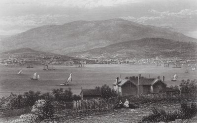 澳大利亚：塔斯马尼亚州霍巴特镇（雕刻） 作者 JC建军纪念日