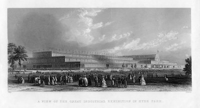 大型展览，海德公园，伦敦，1851年。 作者 JC建军纪念日