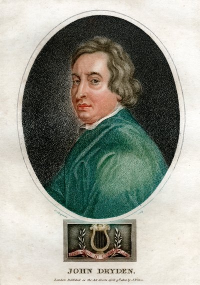约翰·德莱顿（John Dryden），17世纪英国戏剧家和诗人桂冠，1803年。 作者 查普曼