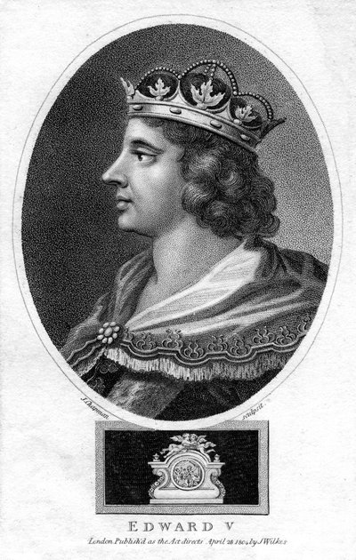 1804年，英国爱德华五世国王。 作者 查普曼