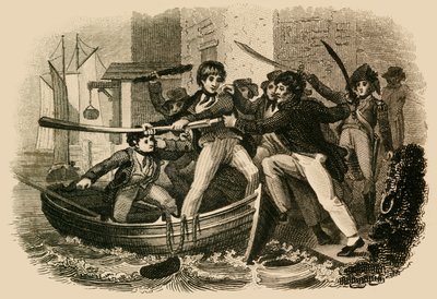 玛丽·安妮·塔尔伯特（Mary Anne Talbot）抵抗新闻界，1822年。 作者 查普曼