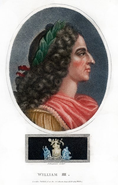 威廉三世（William III），英格兰，苏格兰和爱尔兰国王，1804年。 作者 查普曼