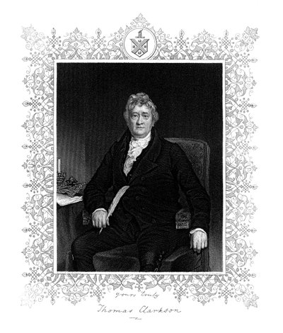 托马斯·克拉克森（Thomas Clarkson），英国政治家和反奴隶运动组织者，19世纪。 作者 J·科克伦