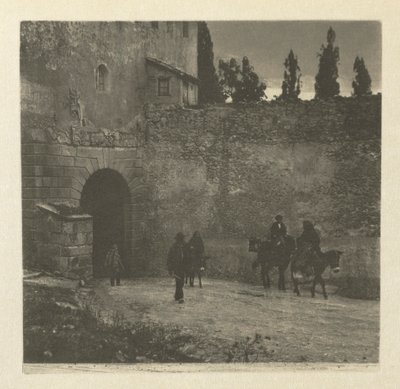镜头下的工作：一条通道--塞戈维亚，1914年。 作者 J. 克雷格·安南