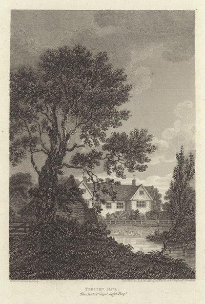 Robert Bloomfield, poet: Troston Hall, the Seat of Capel Lofft Esquire (engraving) 作者 格里格