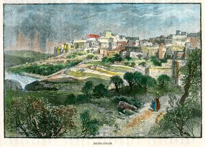 伯利恒，巴勒斯坦，约1885年。 作者 J哈姆斯沃思