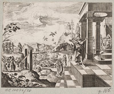 插图 til Adam Olearius，"Persianischer Rosenthal von einem Sinnreichen Poeten Schich Saadi[......]"，石勒苏益格，1660 年 作者 J穆勒