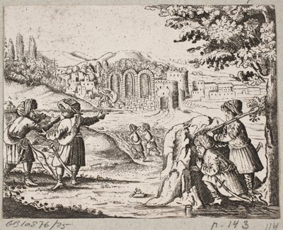 插图 til Adam Olearius，"Persianischer Rosenthal von einem Sinnreichen Poeten Schich Saadi[......]"，石勒苏益格，1660 年 作者 J穆勒