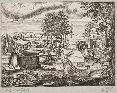 插图 til Adam Olearius，"Persianischer Rosenthal von einem Sinnreichen Poeten Schich Saadi[......]"，石勒苏益格，1660 年 作者 J穆勒