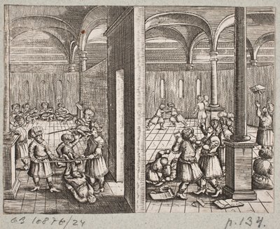 插图 til Adam Olearius，"Persianischer Rosenthal von einem Sinnreichen Poeten Schich Saadi[......]"，石勒苏益格，1660 年 作者 J穆勒