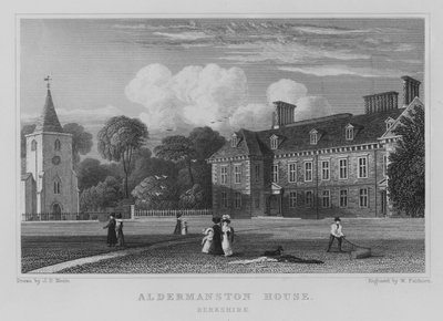 Aldermanston House, Berkshire (engraving) 作者 约翰·普雷斯顿·尼尔