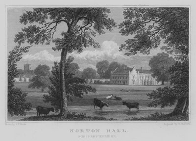 Norton Hall, Northamptonshire (engraving) 作者 约翰·普雷斯顿·尼尔