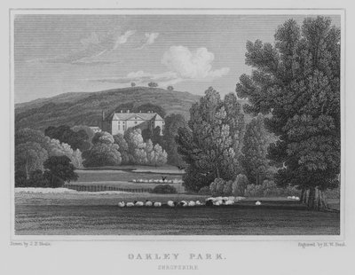 Oakley Park, Shropshire (engraving) 作者 约翰·普雷斯顿·尼尔