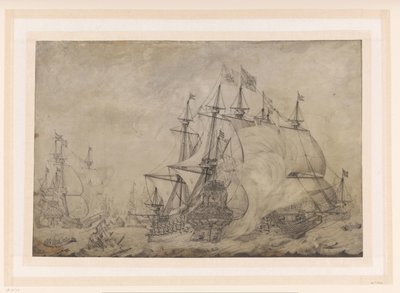 特海德战役，1653 年 作者 普拉斯