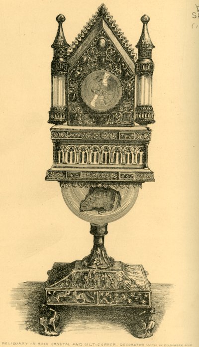 修道院（Reliquary），13世纪初，1881年。 作者 JS Goepel
