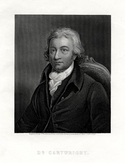 埃德蒙·卡特赖特（Edmund Cartwright），1743-1823年，英国牧师，动力织机的发明者， 作者 汤姆森