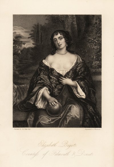 Elizabeth Bagot，或玛丽，法尔茅斯和多塞特伯爵夫人，查尔斯·伯克利的妻子 作者 汤姆森
