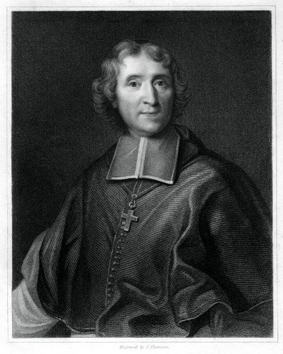 弗朗索瓦·芬内隆（Francois Fenelon），法国罗马天主教神学家，诗人和作家，1833年。 作者 汤姆森