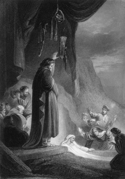 19世纪，他大声喊叫拉撒路（Lazarus）哭了出来。 作者 汤姆森