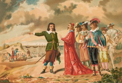 拉罗谢尔的Gerard Desargues和红衣主教Richelieu 作者 文图拉