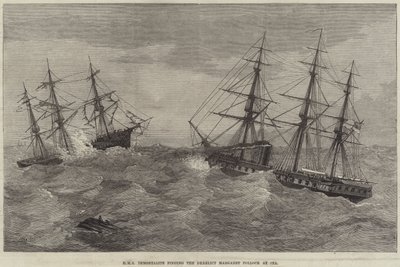 HMS Immortalite在海上发现了被遗弃的玛格丽特波洛克 作者 威尔斯