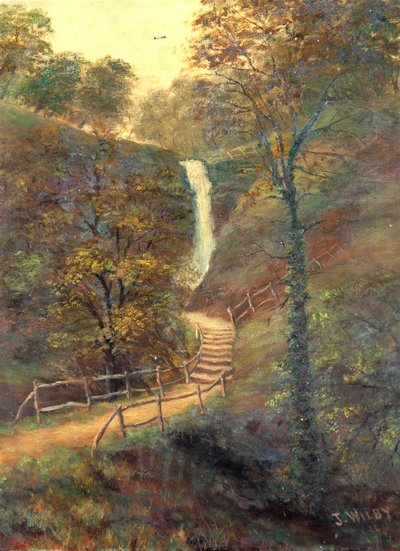 Shanklin Chine，怀特岛，1911年 作者 威尔比