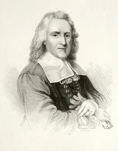 Isaak Walton, English author (engraving) 作者 雅各布（后）休斯曼斯